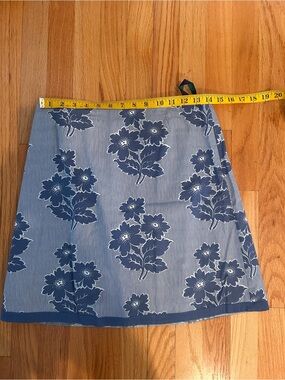 Boden Blue cotton Skirt